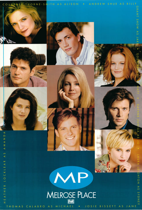 melrose place 1992 one sheet poster rolled